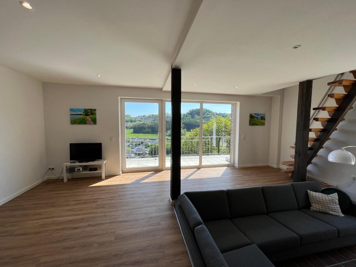 Ferienwohnung Traumhaus Am Wald 1 Weiersbach Exterior foto