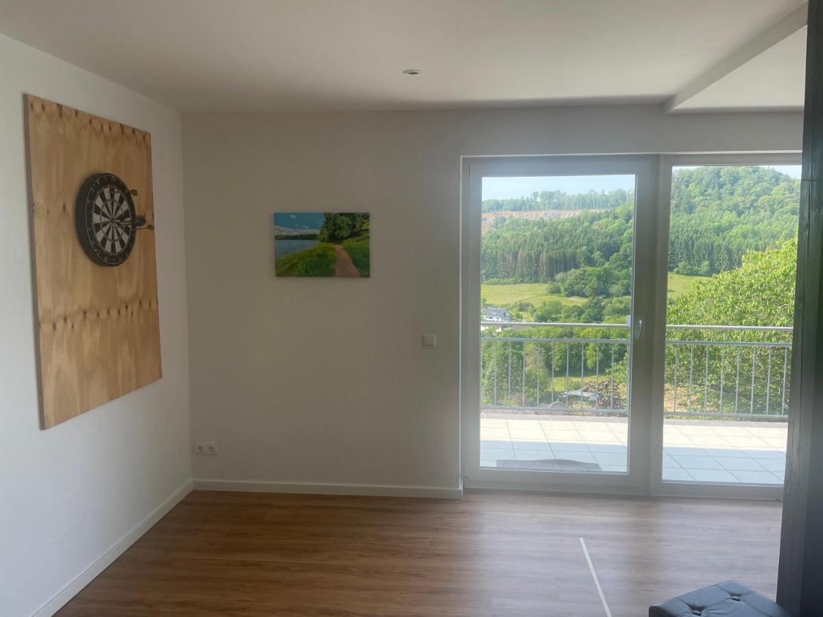 Ferienwohnung Traumhaus Am Wald 1 Weiersbach Exterior foto